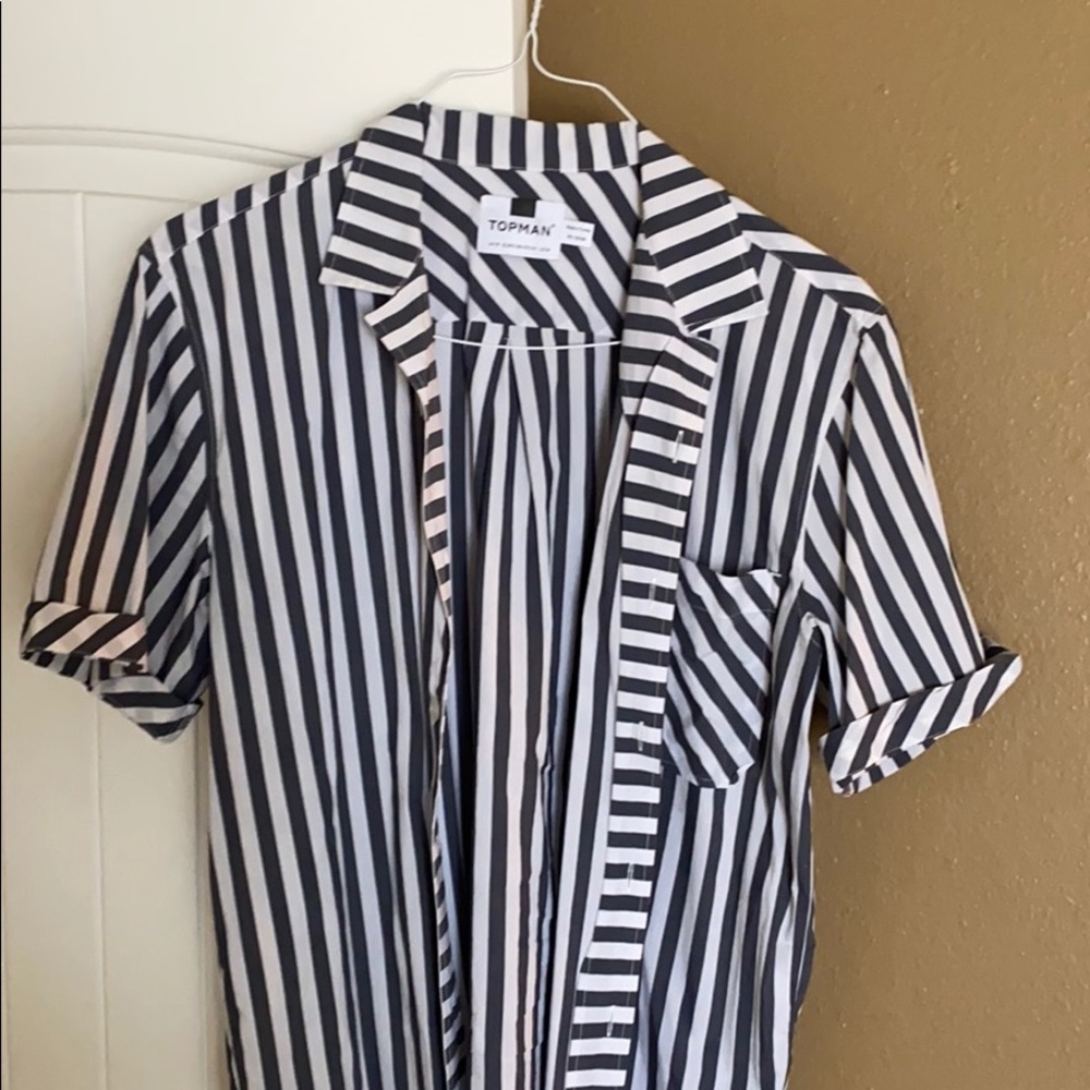 Top man button down shirt